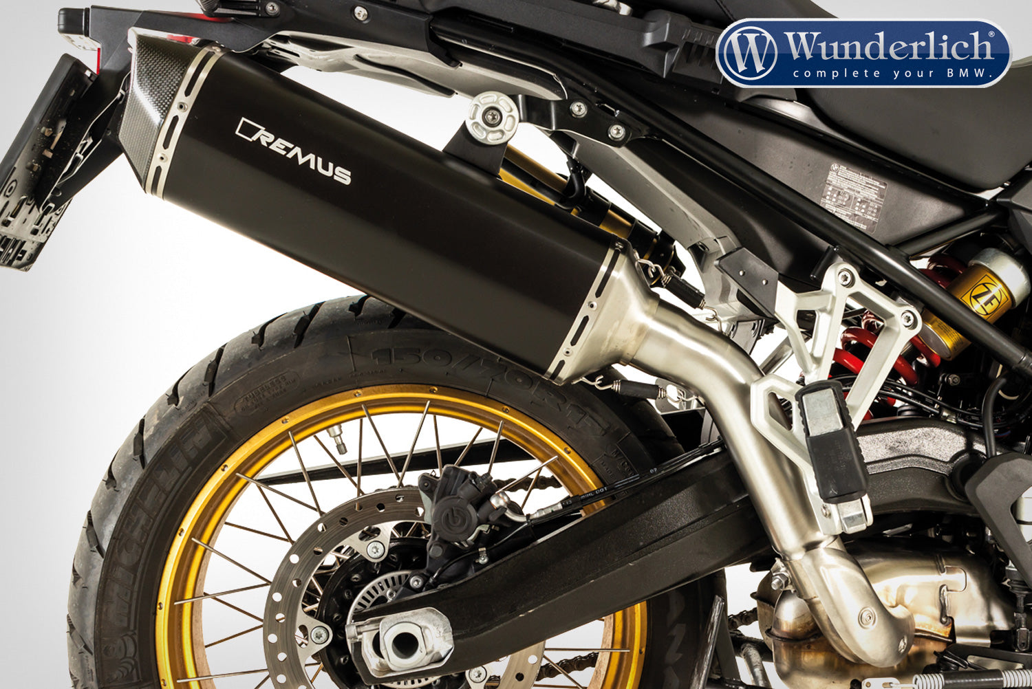 Remus - Slip-on Black Hawk Silencer for F 750/850 GS