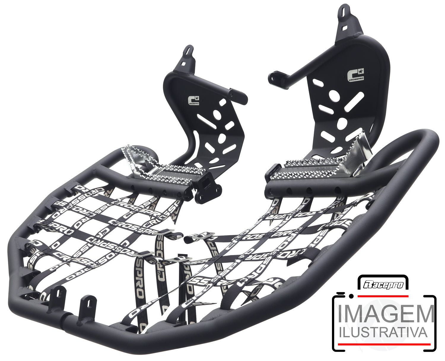 Crosspro - Nerf Bar Evo Pro For Kawasaki KFX 450R-Textured Black