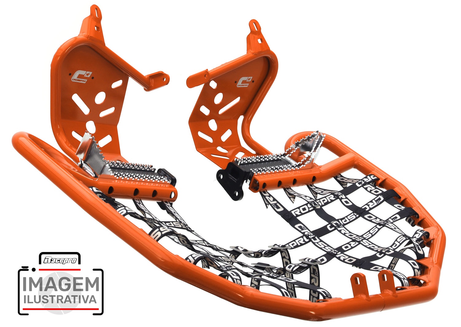 Crosspro - Nerf Bar Evo Pro For Kawasaki KFX 400, Suzuki LT-Z 400-Orange