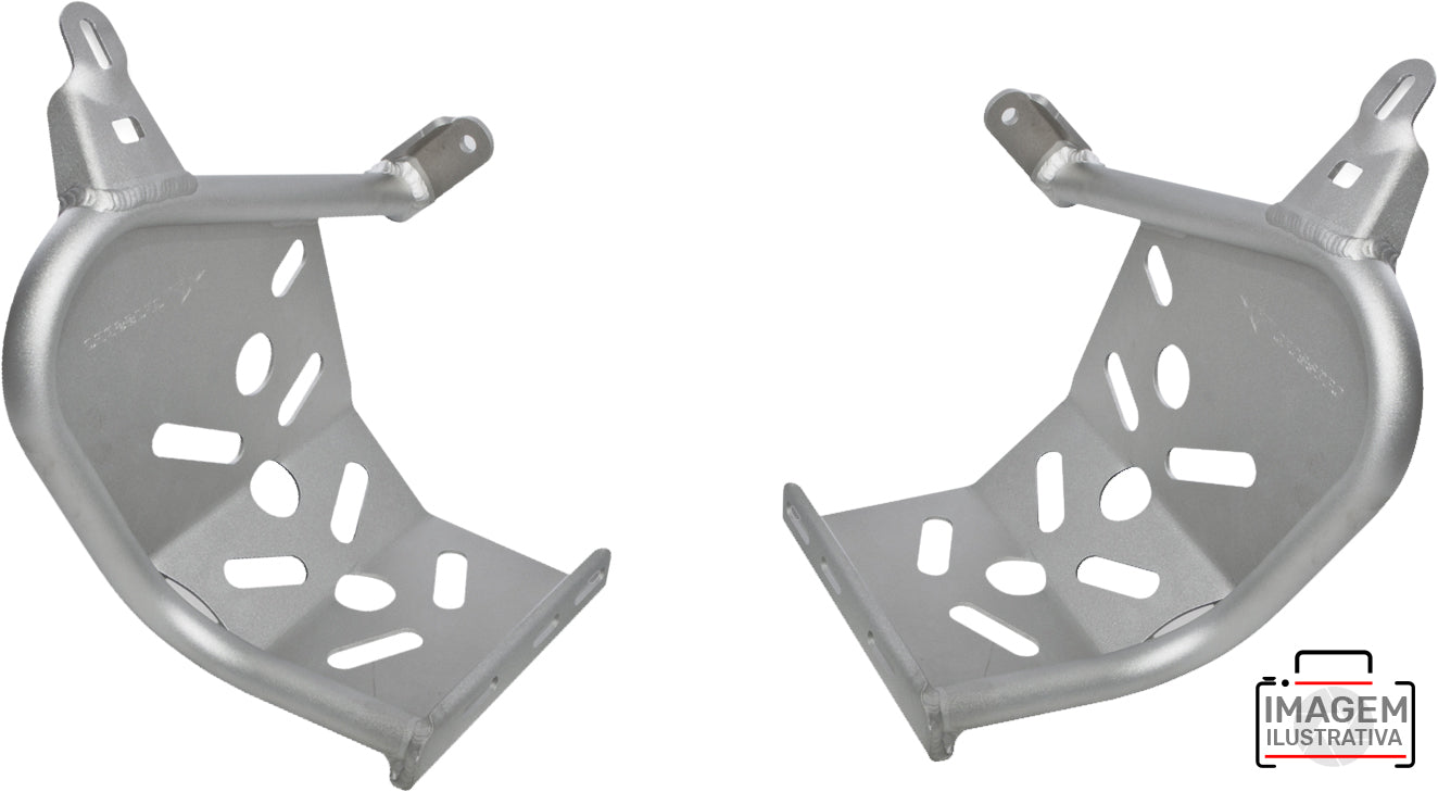 Crosspro - Heel Protection Evo 1 For Kawasaki KFX 450R-Polish