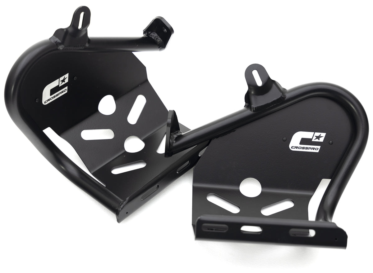Crosspro - Heel Protection Pro For Kawasaki KFX 400, Suzuki LT-Z 400-Black