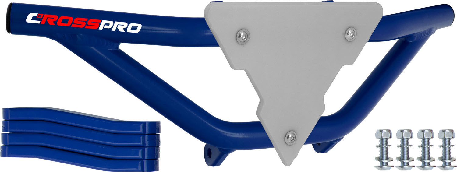 Crosspro - Front Bumper Gliese For Aeon Cobra 350-Blue Tube / White Plate