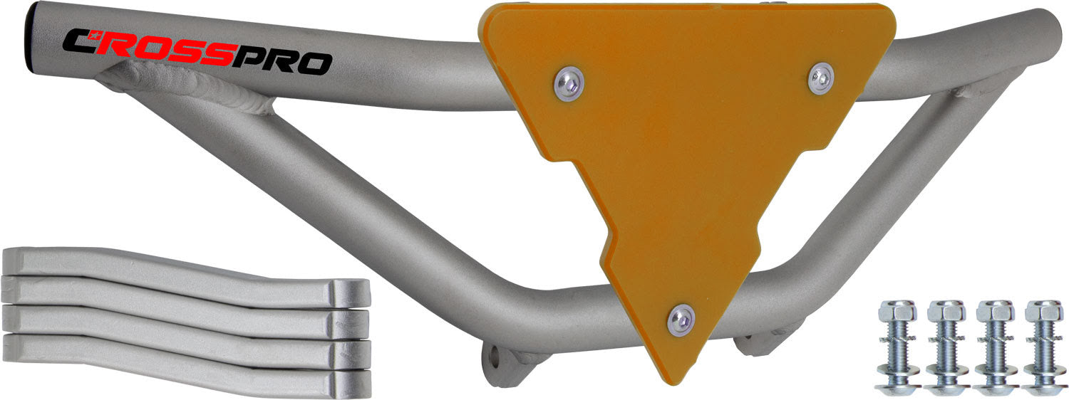 Crosspro - Front Bumper Gliese For Access SP 450-Ice Polish Tube / Yellow Plate