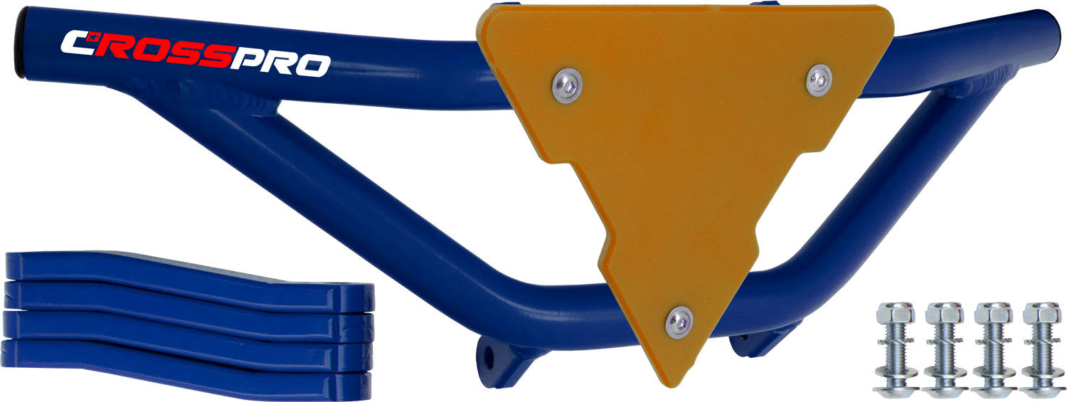 Crosspro - Front Bumper Gliese For Aeon Cobra 350-Blue Tube / Yellow Plate