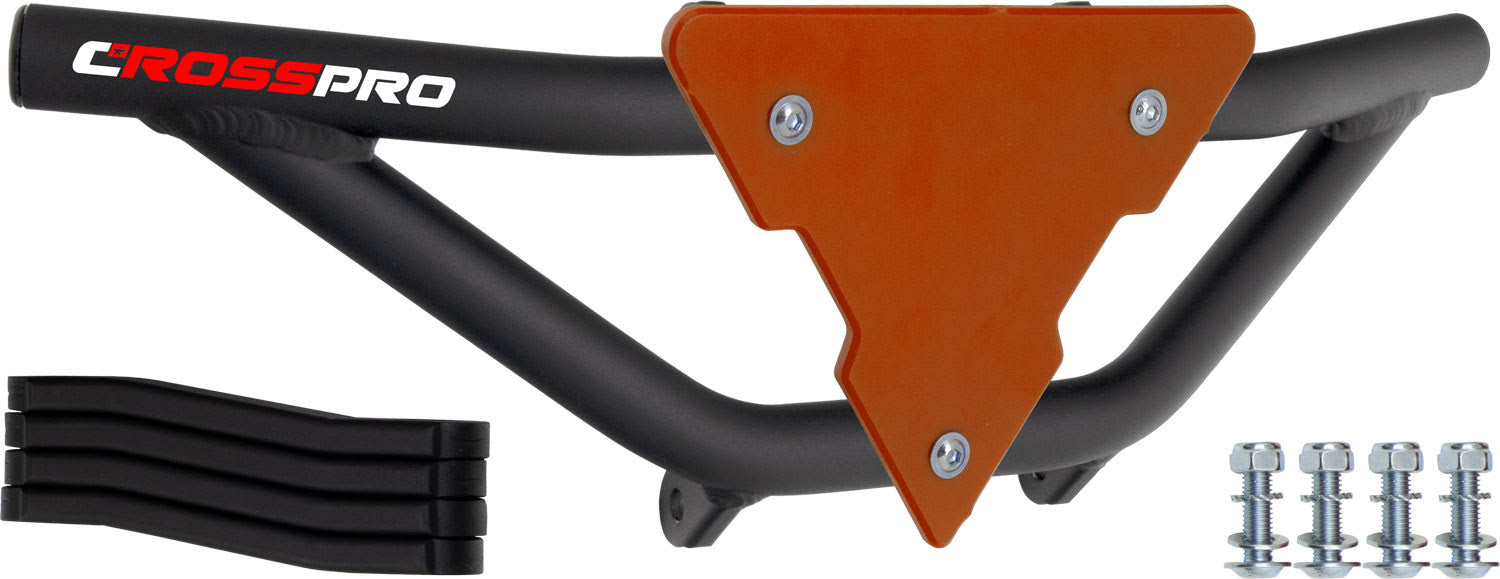 Crosspro - Front Bumper Gliese For Access SP 450-Textured Black Tube / Orange Plate
