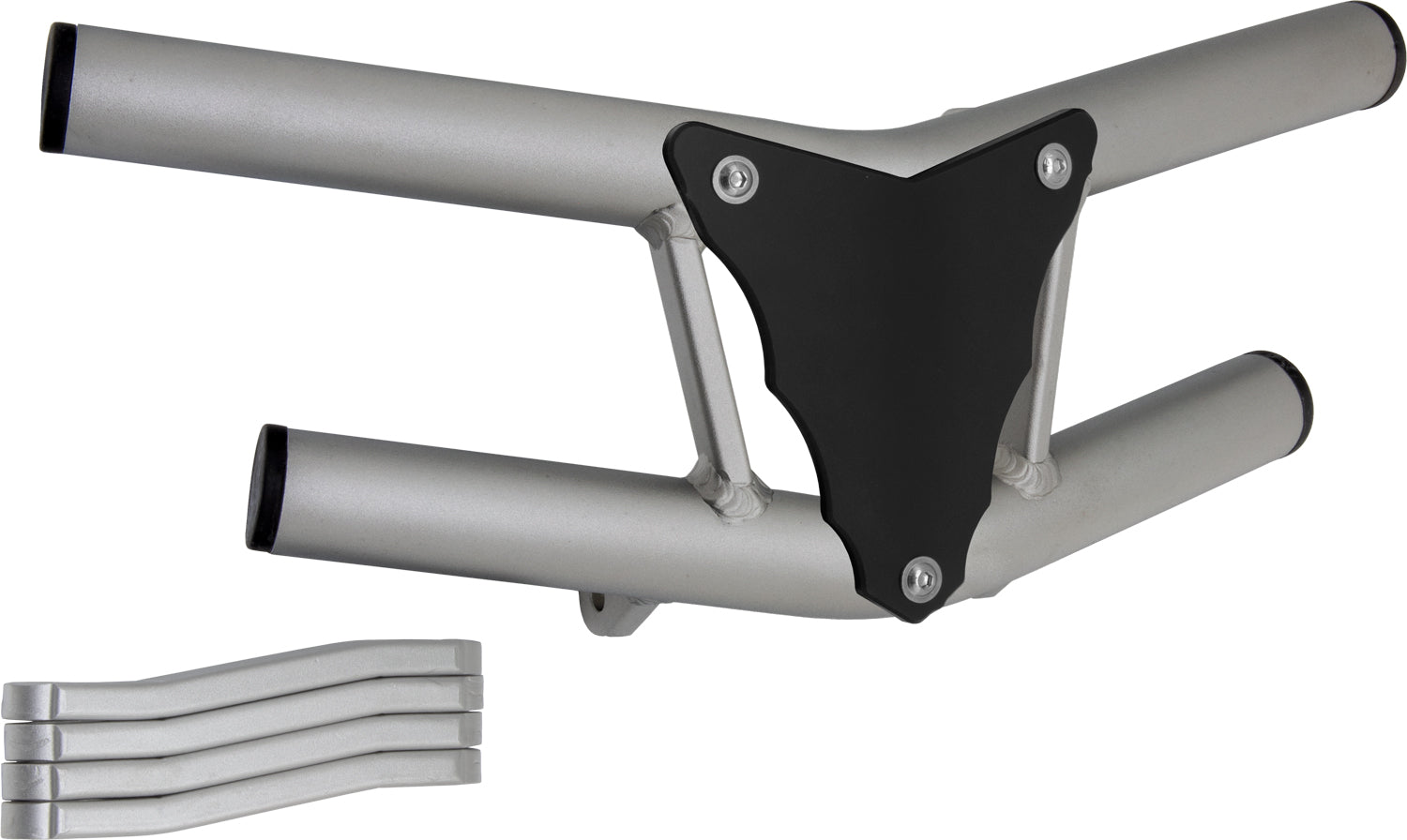 Crosspro - Front Bumper Waspe Lite For Yamaha YFM 660 Raptor-Ice Polish Tube / Black Plate