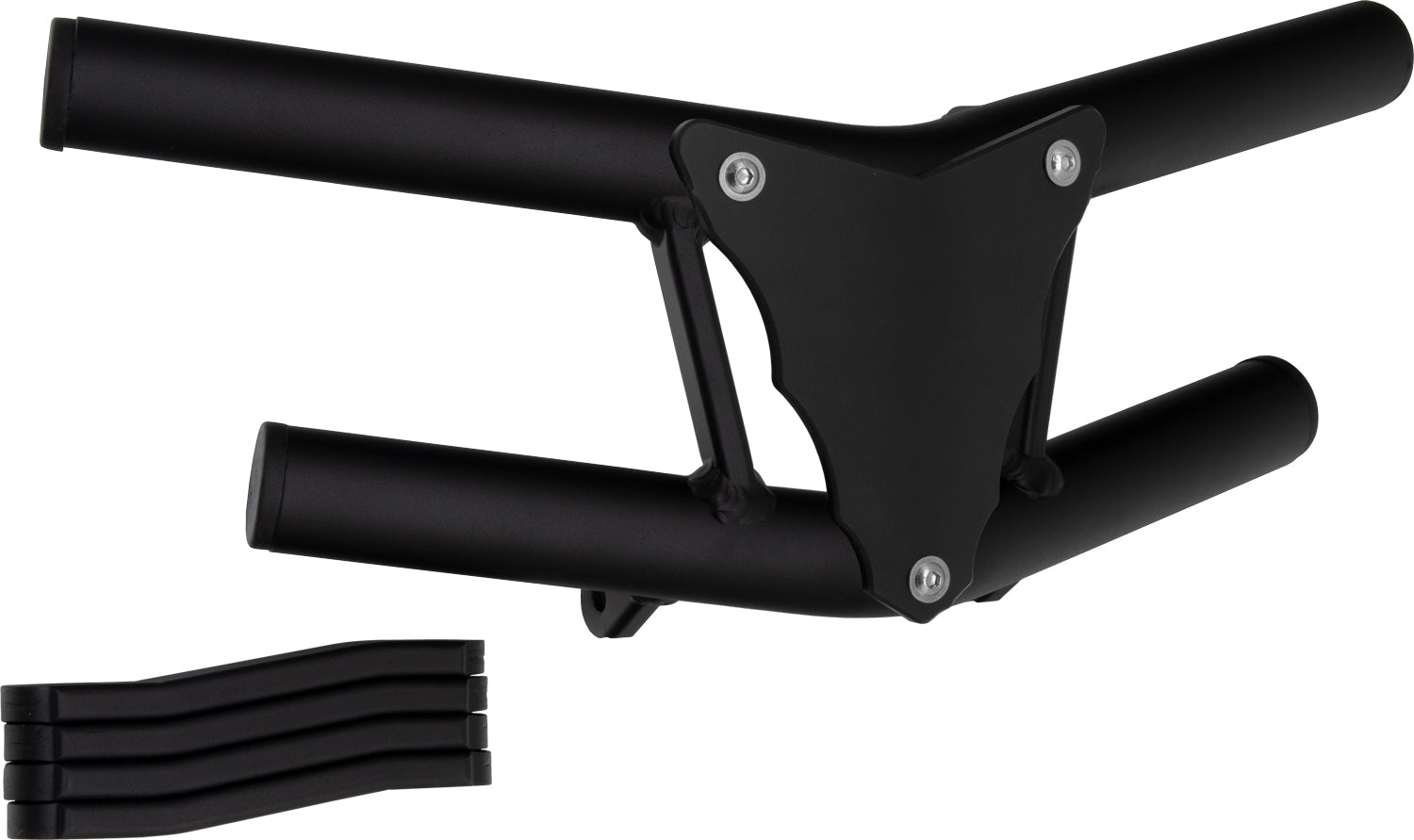 Crosspro - Front Bumper Waspe Lite For Can Am (BRP) DS 450-Textured Black Tube / Black Plate