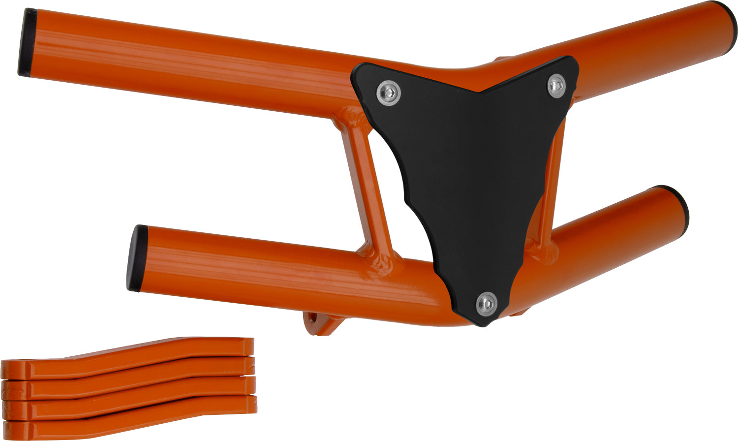 Crosspro - Front Bumper Waspe Lite For Honda TRX 700-Orange Tube / Black Plate