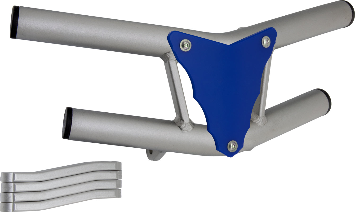 Crosspro - Front Bumper Waspe Lite For Yamaha YFM 700 Raptor-Ice Polish Tube / Blue Plate