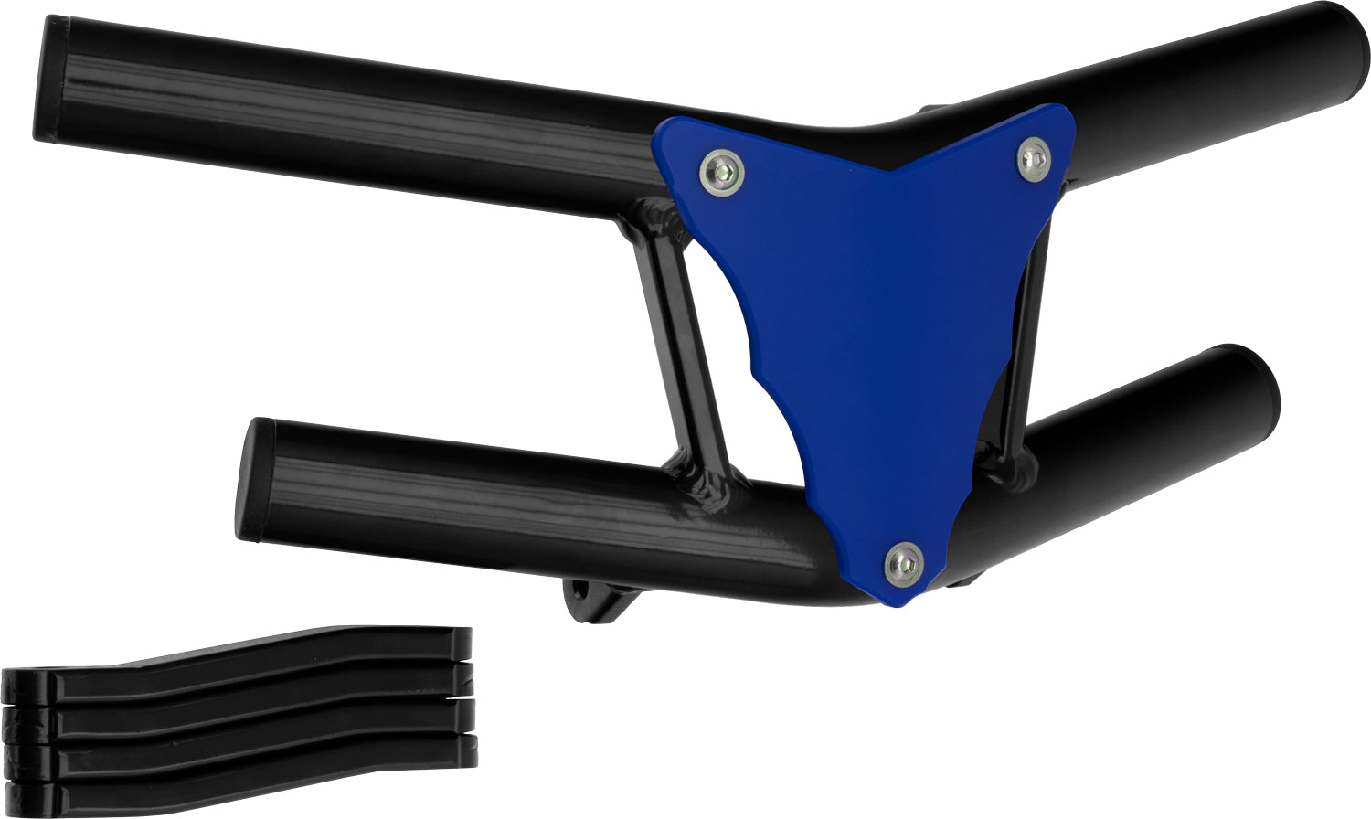 Crosspro - Front Bumper Waspe Lite For Honda TRX 250-Black Tube / Blue Plate