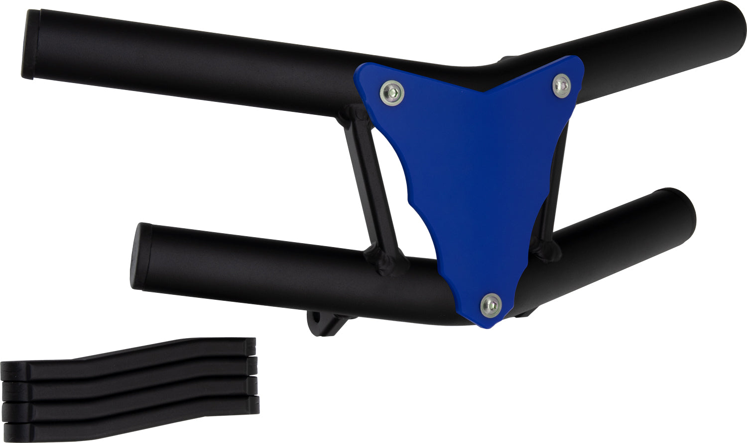 Crosspro - Front Bumper Waspe Lite For Yamaha YFZ 450-Textured Black Tube / Blue Plate