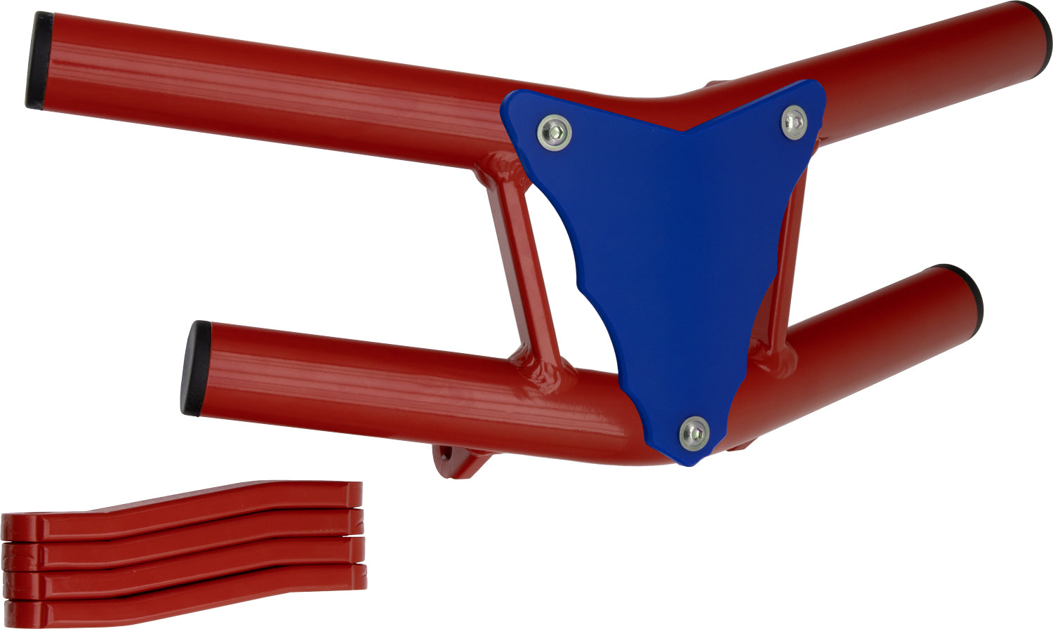 Crosspro - Front Bumper Waspe Lite For Honda TRX 700-Red Tube / Blue Plate