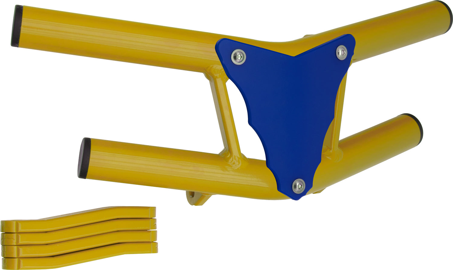 Crosspro - Front Bumper Waspe Lite For SMC Ram 520-Yellow Tube / Blue Plate