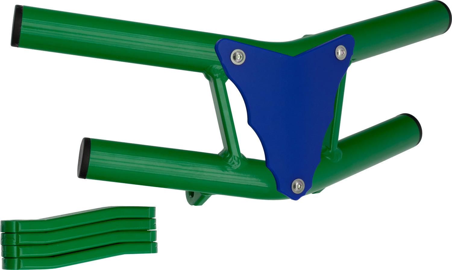 Crosspro - Front Bumper Waspe Lite For Yamaha YFZ 450R-Green Tube / Blue Plate