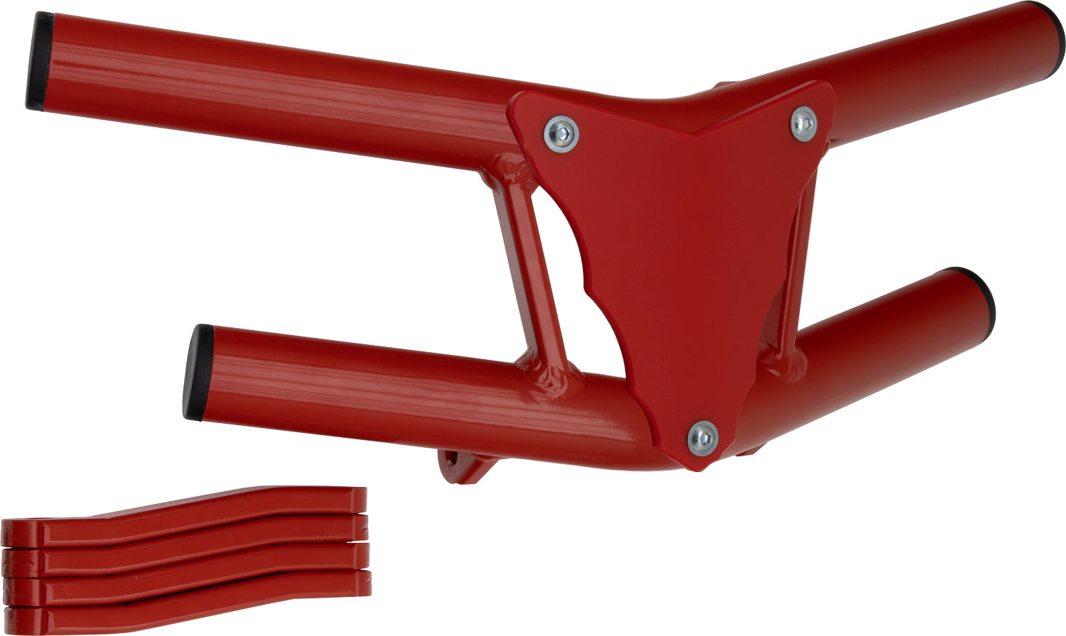 Crosspro - Front Bumper Waspe Lite For Can Am (BRP) DS 250-Red Tube / Red Plate
