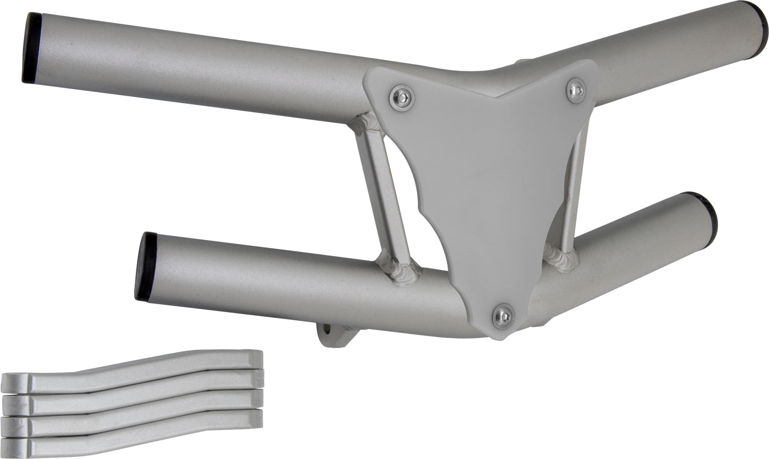 Crosspro - Front Bumper Waspe Lite For Honda TRX 700-Ice Polish Tube / White Plate