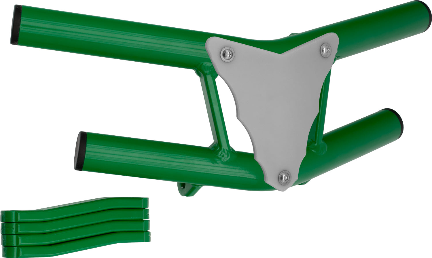 Crosspro - Front Bumper Waspe Lite For Yamaha YFZ 450-Green Tube / White Plate