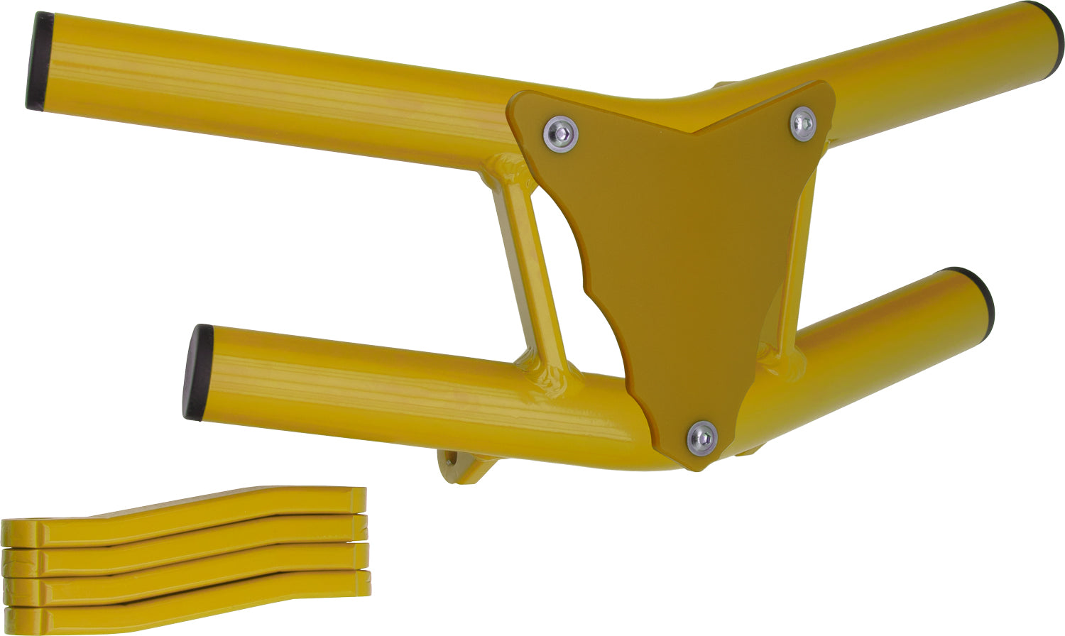 Crosspro - Front Bumper Waspe Lite For Can Am (BRP) DS 450-Yellow Tube / Yellow Plate