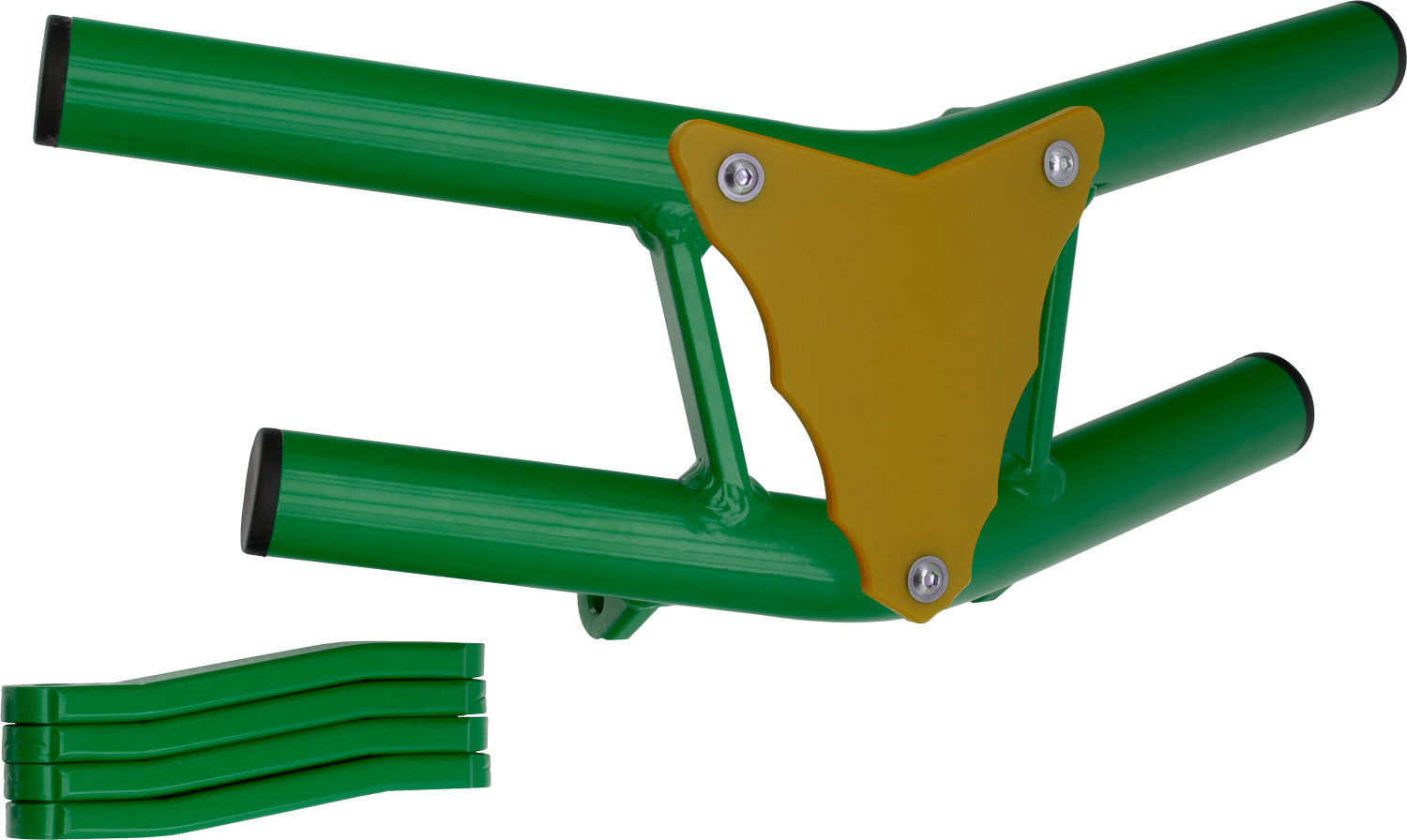 Crosspro - Front Bumper Waspe Lite For Yamaha YFZ 350 Banshee-Green Tube / Yellow Plate
