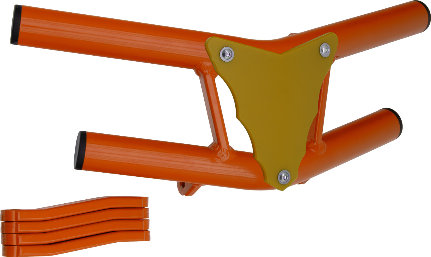 Crosspro - Front Bumper Waspe Lite For Honda TRX 700-Orange Tube / Yellow Plate
