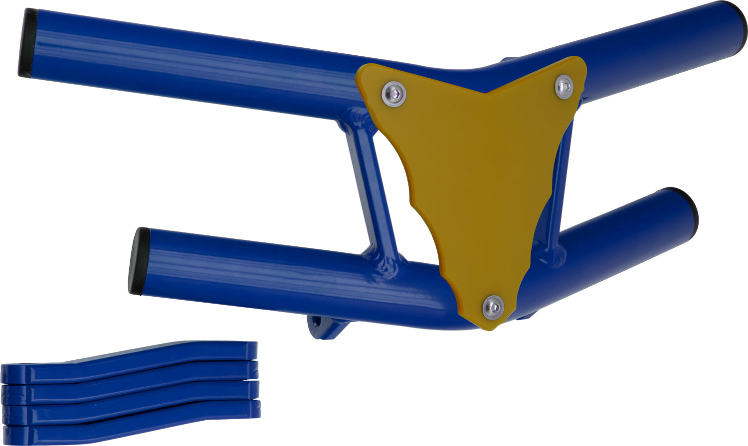Crosspro - Front Bumper Waspe Lite For Can Am (BRP) DS 250-Blue Tube / Yellow Plate
