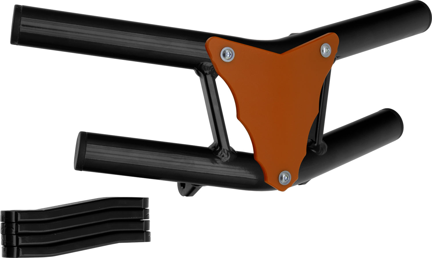 Crosspro - Front Bumper Waspe Lite For Honda TRX 250-Black Tube / Orange Plate