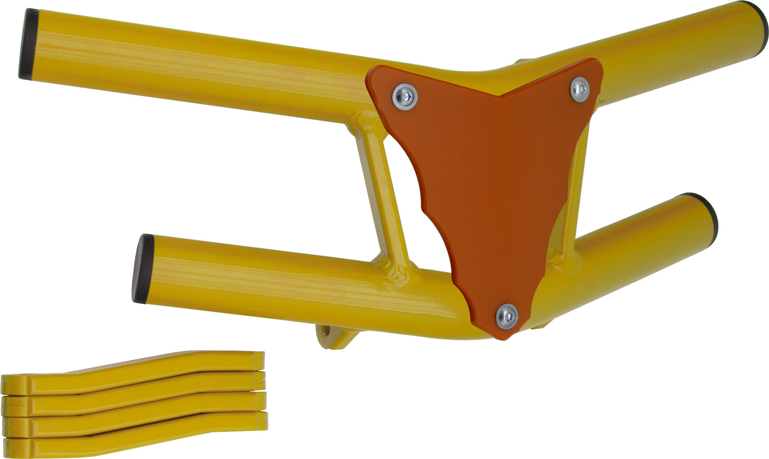 Crosspro - Front Bumper Waspe Lite For Polaris Outlaw 500-Yellow Tube / Orange Plate