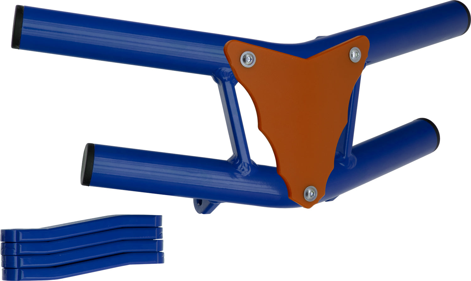 Crosspro - Front Bumper Waspe Lite For Suzuki LT-R 450-Blue Tube / Orange Plate