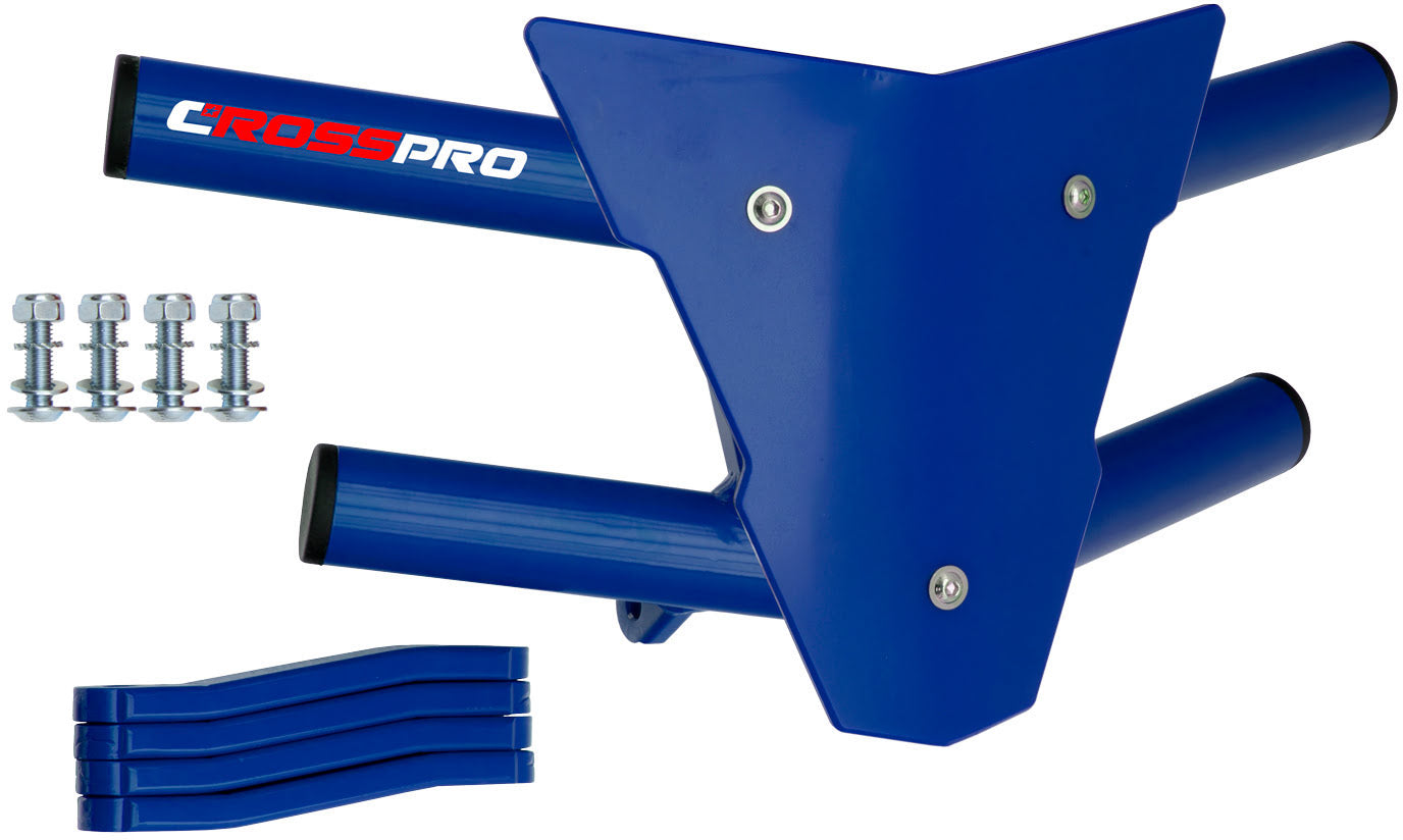 Crosspro - Front Bumper Waspe For Polaris Predator 500-Blue Tube / Blue Plate