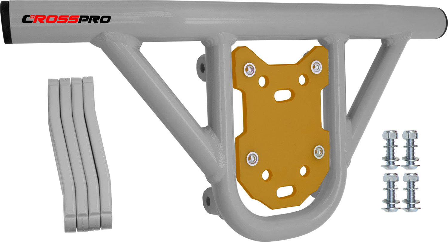Crosspro - Front Bumper Hat For Access SP 450-White Tube / Yellow Plate