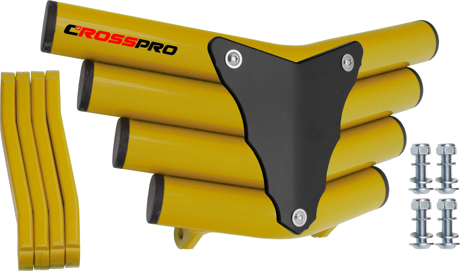 Crosspro - Front Bumper Corot For Access SP 450-Yellow Tube / Black Plate