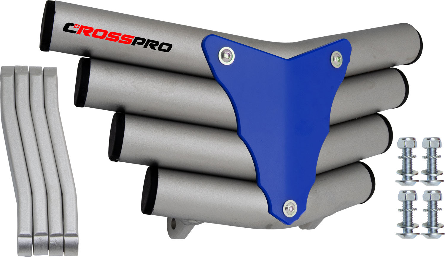 Crosspro - Front Bumper Corot For Honda TRX 700-Ice Polish Tube / Blue Plate