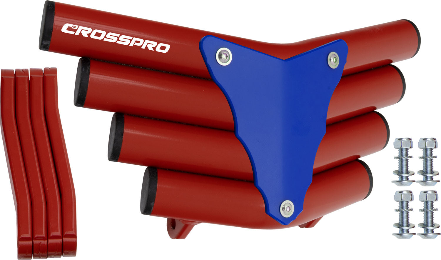 Crosspro - Front Bumper Corot For Honda TRX 700-Red Tube / Blue Plate