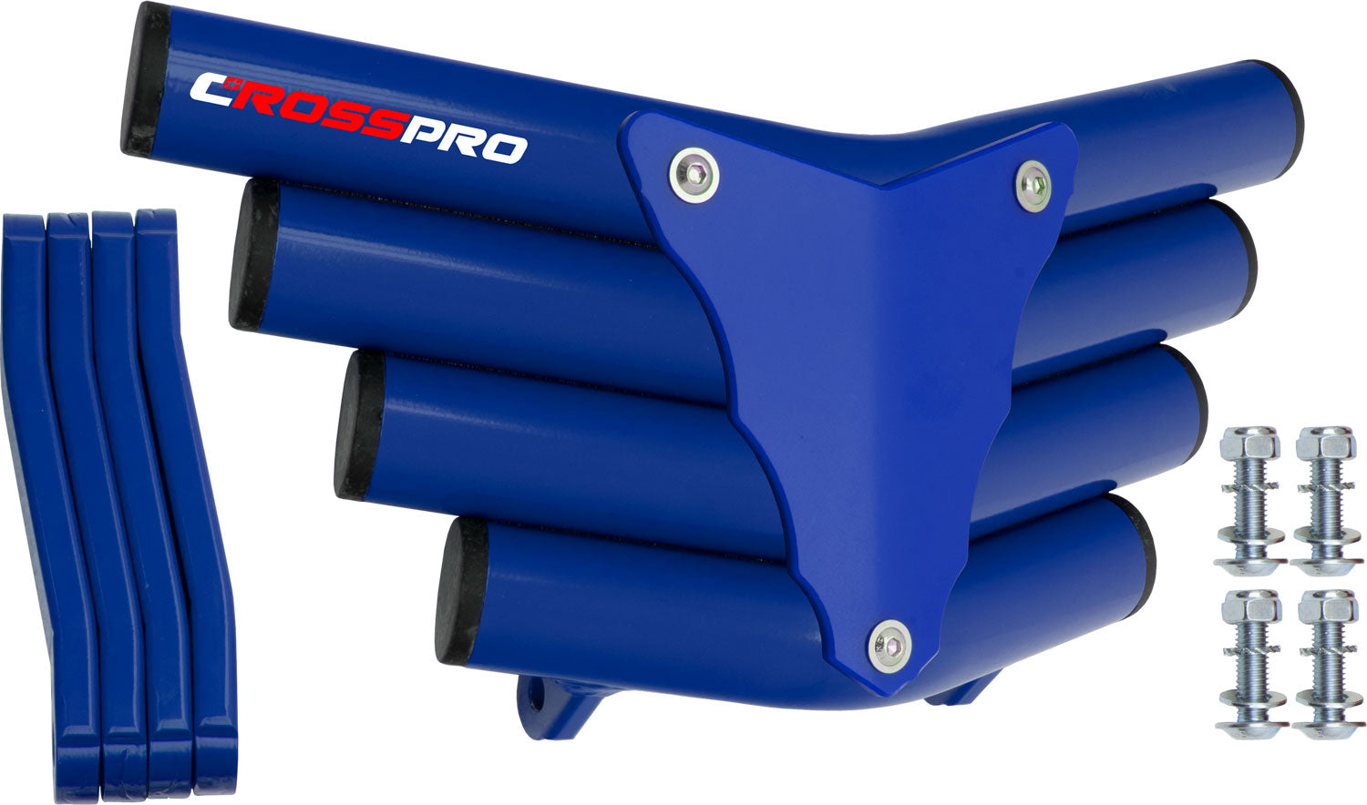 Crosspro - Front Bumper Corot For Adly Herkules 500 S-Blue Tube / Blue Plate