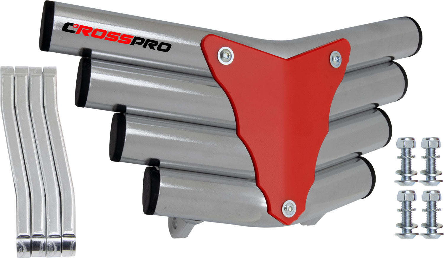 Crosspro - Front Bumper Corot For Adly Herkules 500 S-Polish Tubo / Red Plate