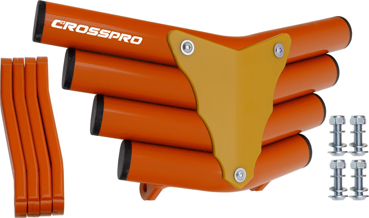 Crosspro - Front Bumper Corot For Polaris Predator 500-Orange Tube / Yellow Plate