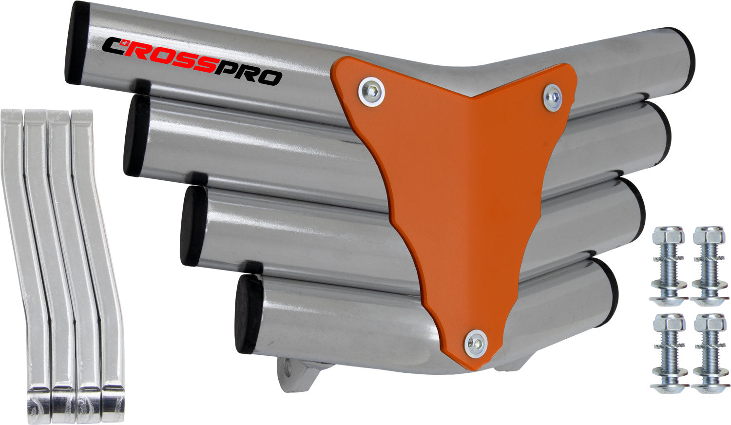 Crosspro - Front Bumper Corot For Adly Herkules 500 S-Polish Tubo / Orange Plate