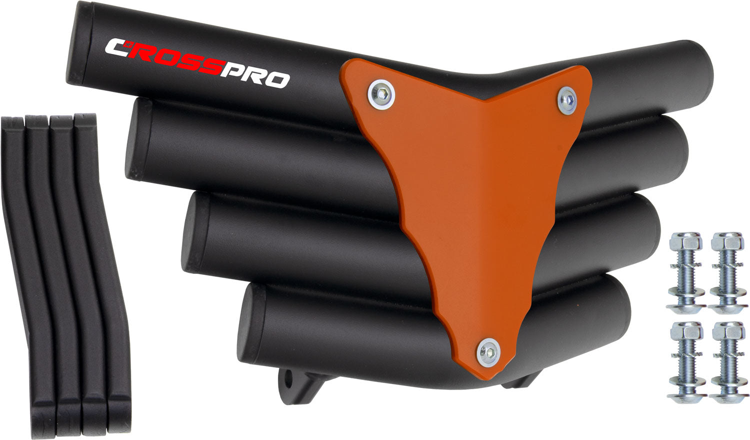 Crosspro - Front Bumper Corot For Access SP 450-Textured Black Tube / Orange Plate