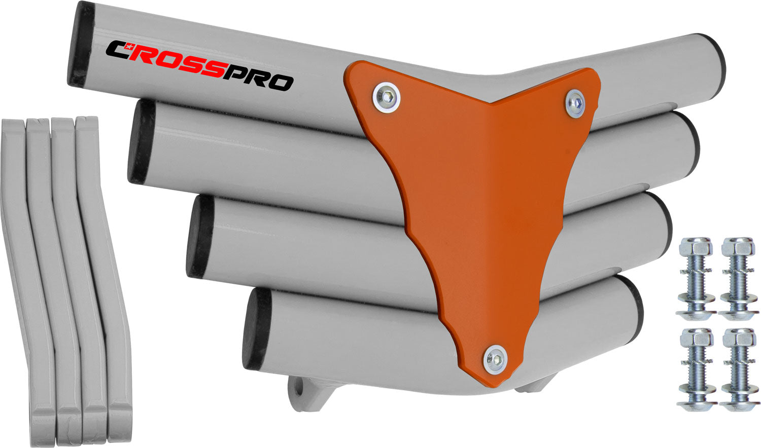 Crosspro - Front Bumper Corot For SMC Ram 520-White Tube / Orange Plate