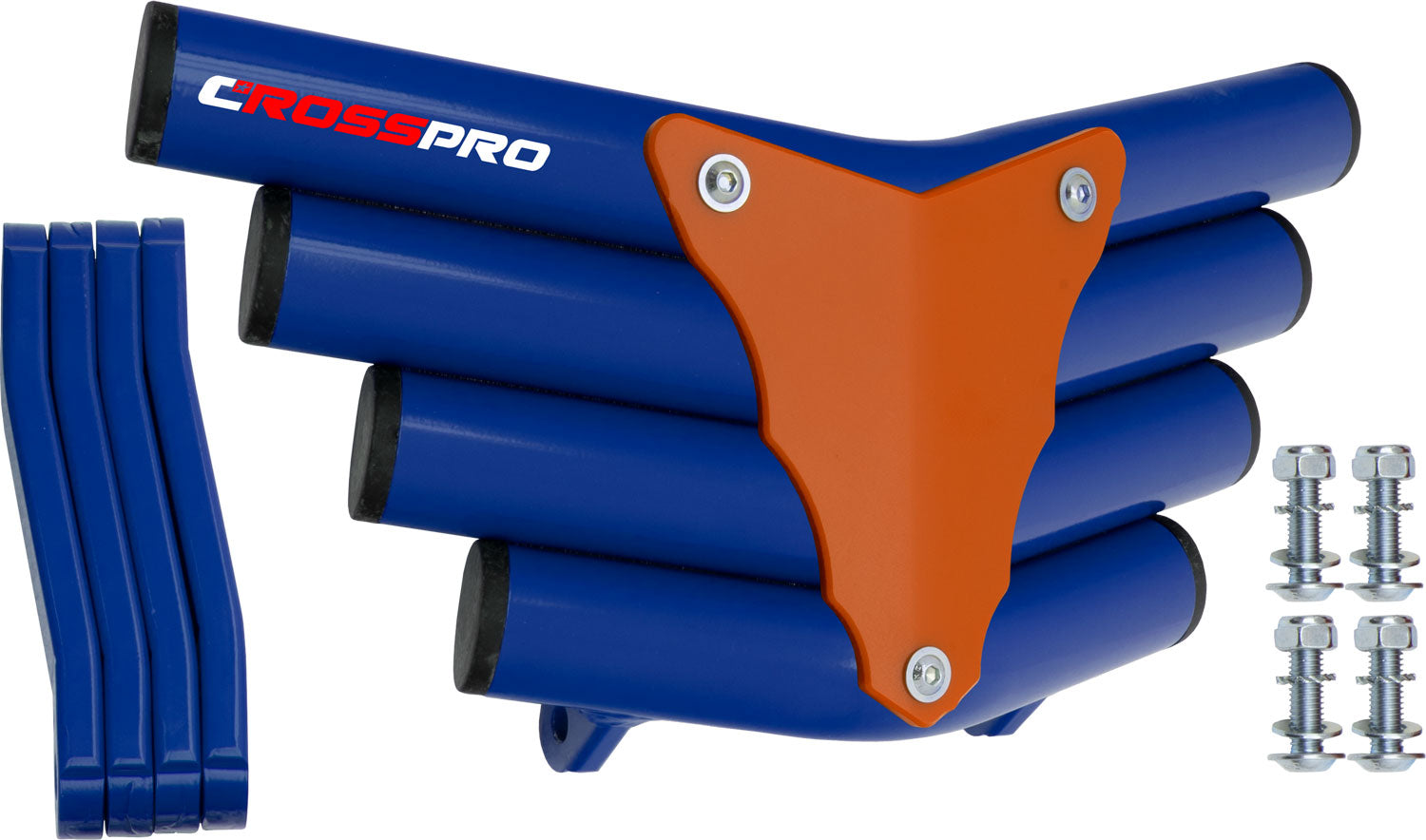 Crosspro - Front Bumper Corot For Honda TRX 700-Blue Tube / Orange Plate