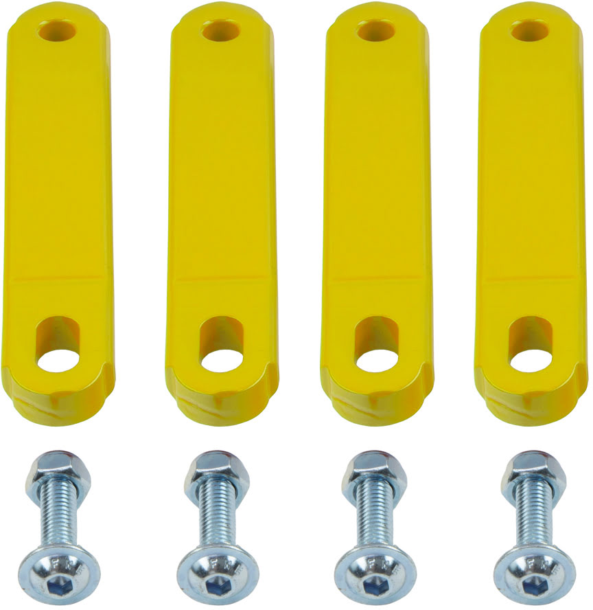 Crosspro - Bumper Fixing GLIESE HASPE / LITE COROT HAT For Suzuki LT-R 450-Yellow