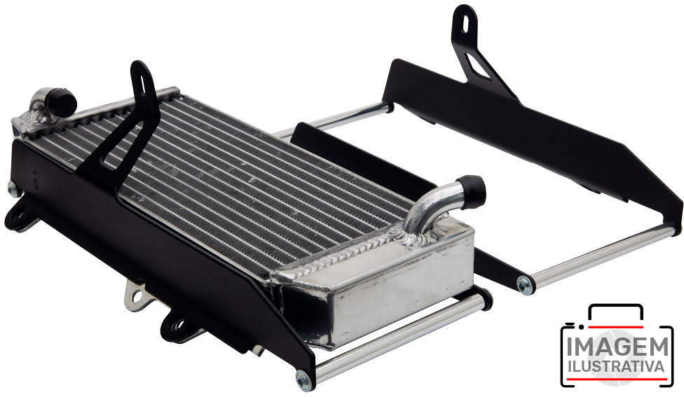 Crosspro - Aluminum Radiator Guard Light For Suzuki RM-Z 250-Textured Black