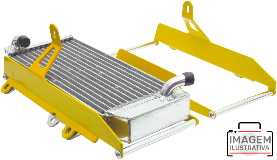 Crosspro - Aluminum Radiator Guard Light For Beta RR 2T 125-Yellow
