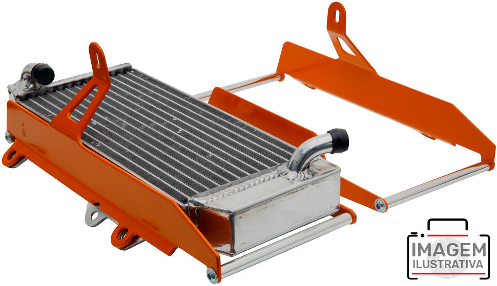 Crosspro - Aluminum Radiator Guard Light For Honda CRF 250R-Orange