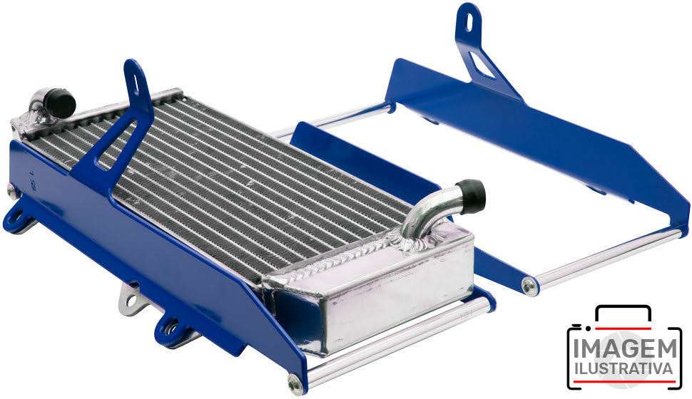 Crosspro - Aluminum Radiator Guard Light For Yamaha YZ 450 F, YZ 450 FX-Blue