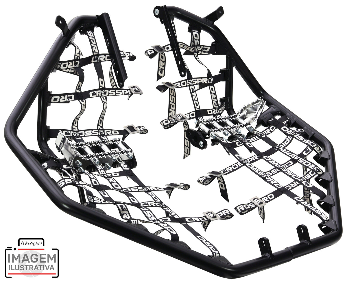 Crosspro - Nerf Bar Hard Racing For Honda TRX 450-Black