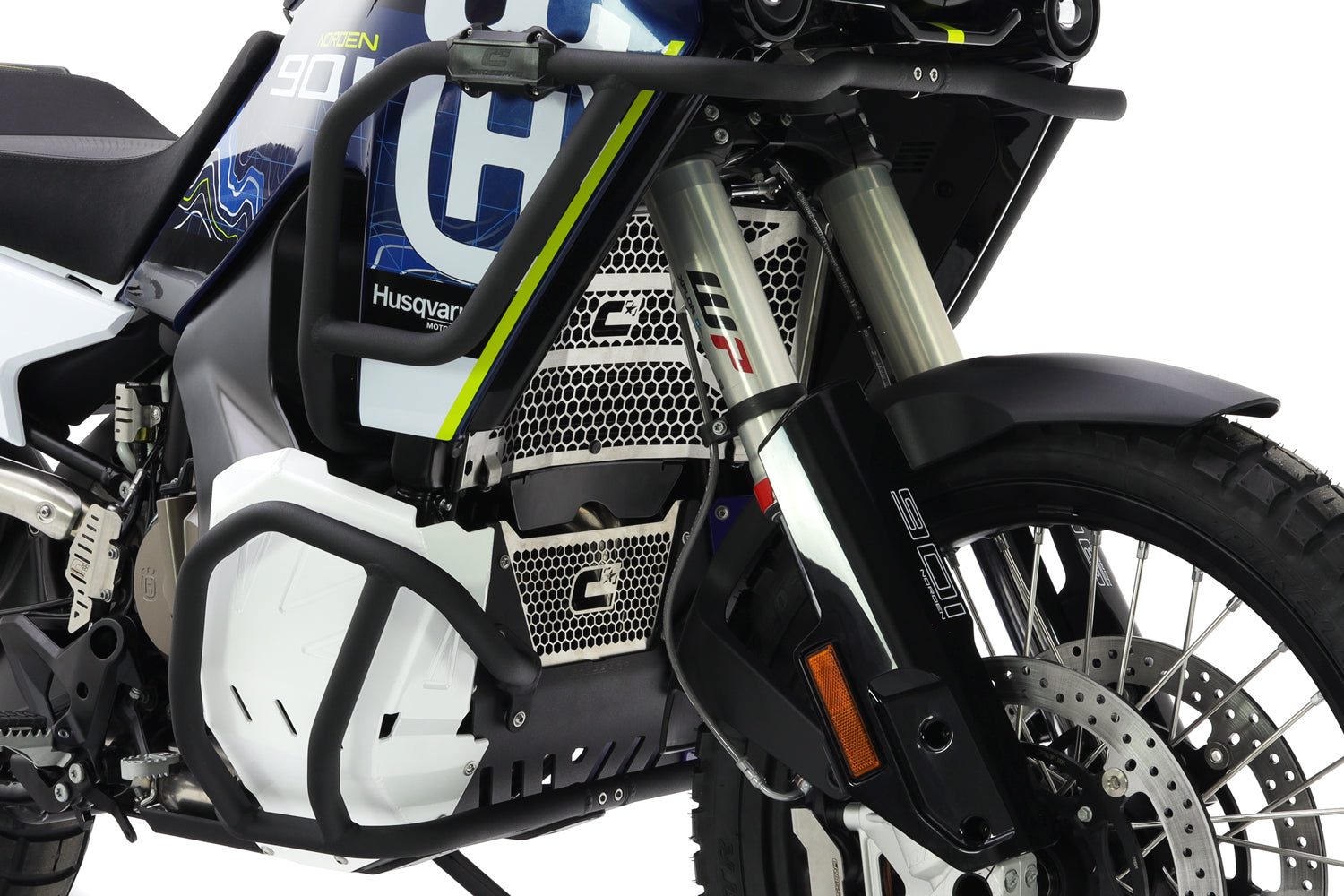 Crosspro - Aluminum Trail Crash Bar For Husqvarna Norden 901 Expedition-Textured Black