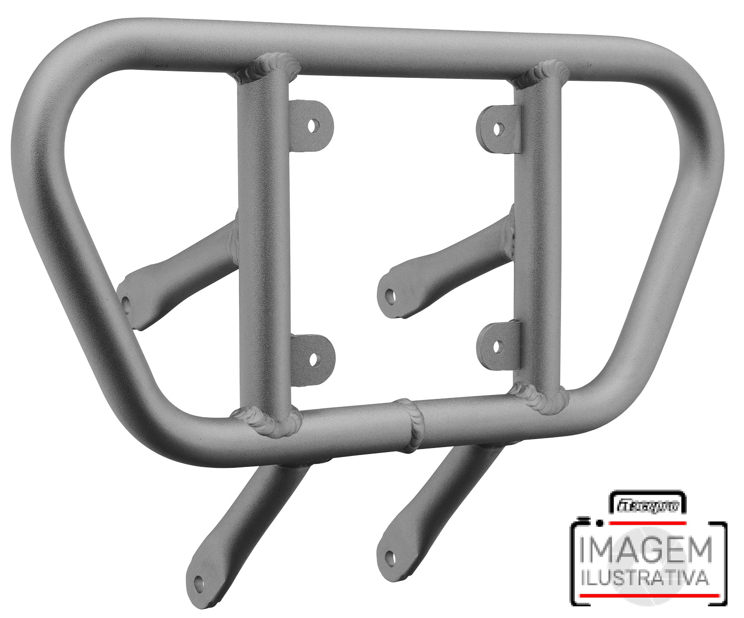 Crosspro - Tube for Front Bumper CR01 For Yamaha YFM 700 Raptor-Ice Polish Tube