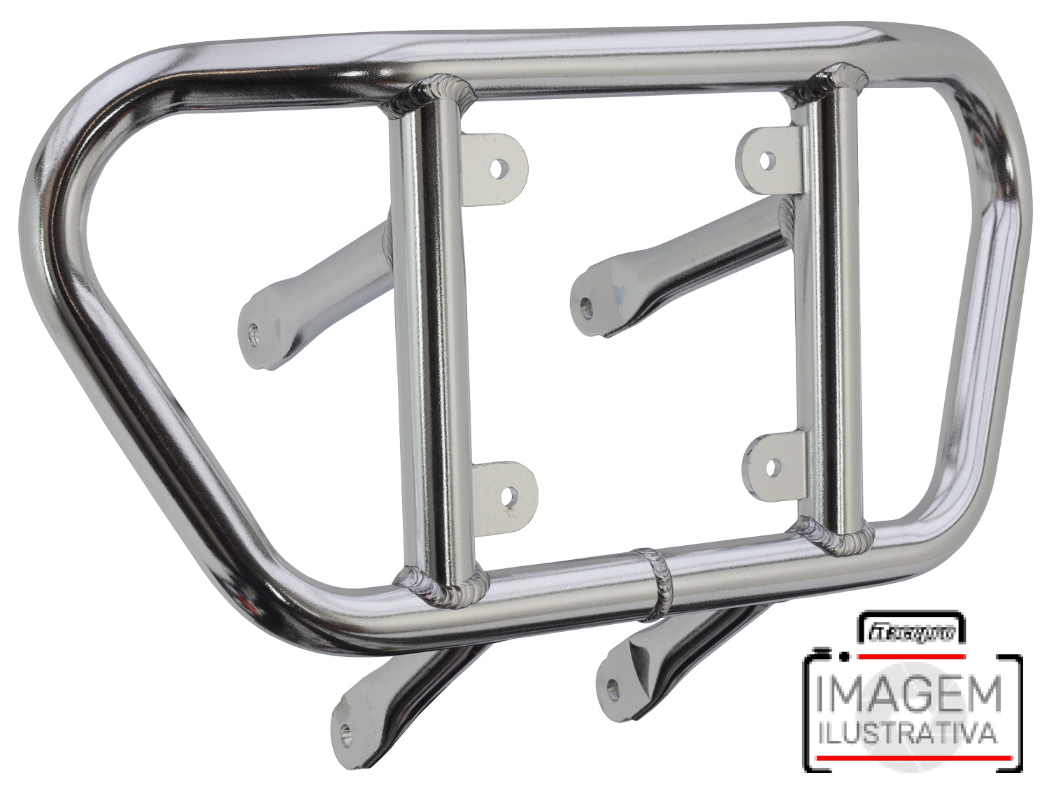 Crosspro - Tube for Front Bumper CR02 For Yamaha YFM 700 Raptor-Polish Tubo