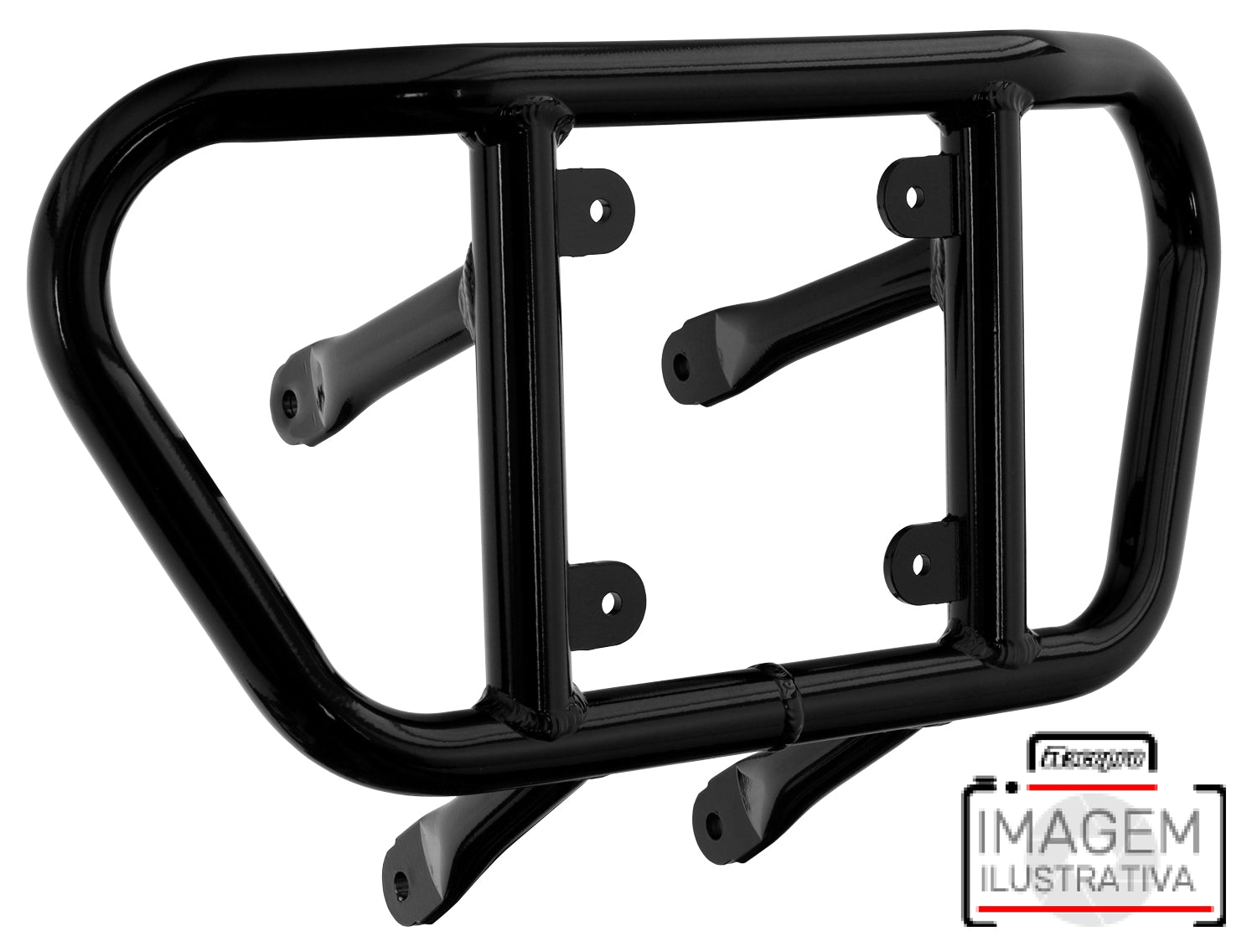 Crosspro - Tube for Front Bumper CR02 For Yamaha YFM 660 Raptor-Black Tube